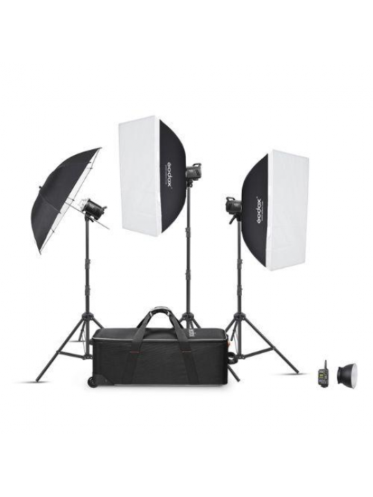 KIT GODOX MS300V-D TRIO STUDIO FLASH