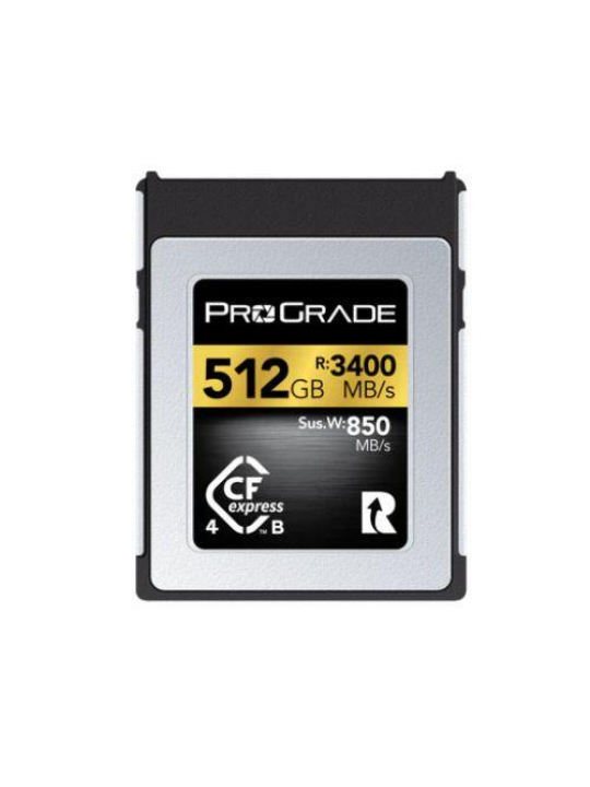 CARTÃO DE MEMÓRIA PROGRADE CFEXPRESS 4.0 TYPE B (GOLD) 512GB-3400MBS