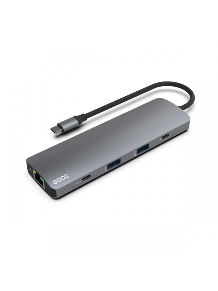 HUB QDOS POWERLINK GRAND 9-IN-1 MULTIPORT SPACE GREY