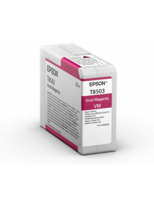 TINTEIRO EPSON T8503 MAGENTA VIVO ULTRACHROME HD - SURECOLOR SC-P800