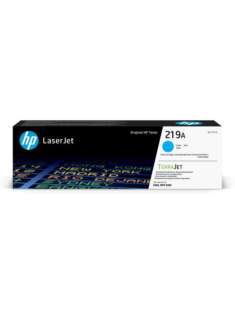 TONER HP 219A CYAN ORIGINAL LASERJET CARTRIDGE