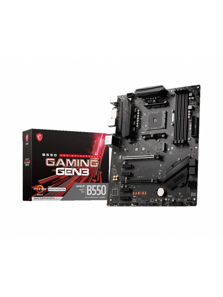 MOTHERBOARD MSI B550 GAMING GEN3 AMD AM4 4XDDR4 DVI-HDMI ATX