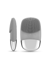 ESCOVA FACIAL MINI SILICONE ELÉTRICA SONIC ANLAN ALJMY04-0G (CINZA)