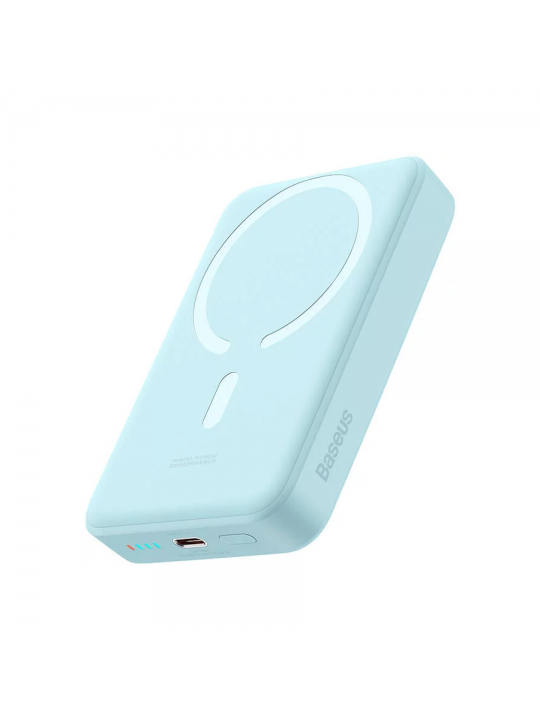 POWERBANK BASEUS MAGNETIC MINI WIRELESS FAST CHARGE 10000MAH 30W AZUL