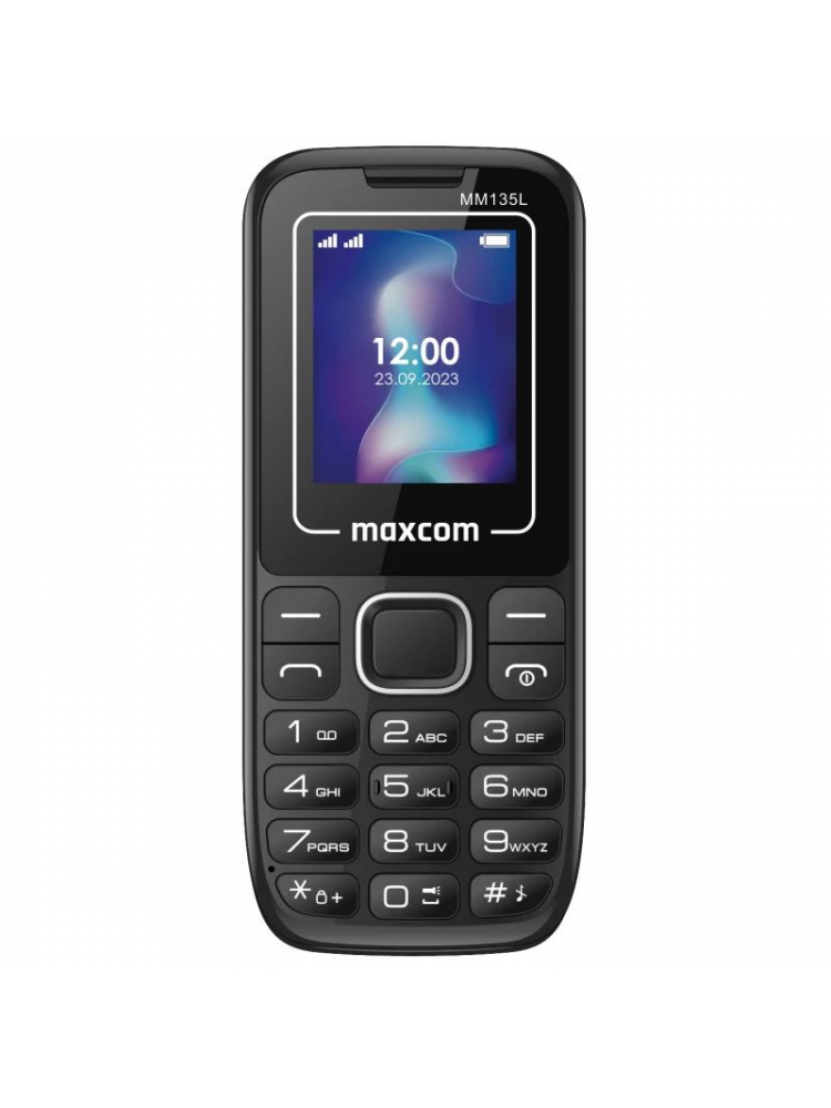 TELEFONE MAXCOM MM135 LITE DS PRETO-AZUL