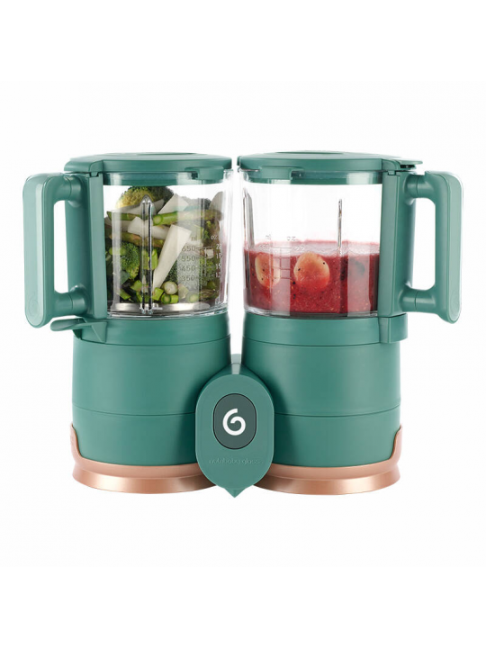 PROCESSADOR DE ALIMENTOS MULTIUSOS BABYMOOV NUTRIBABY GLASS 4 EM 1 (VERDE)