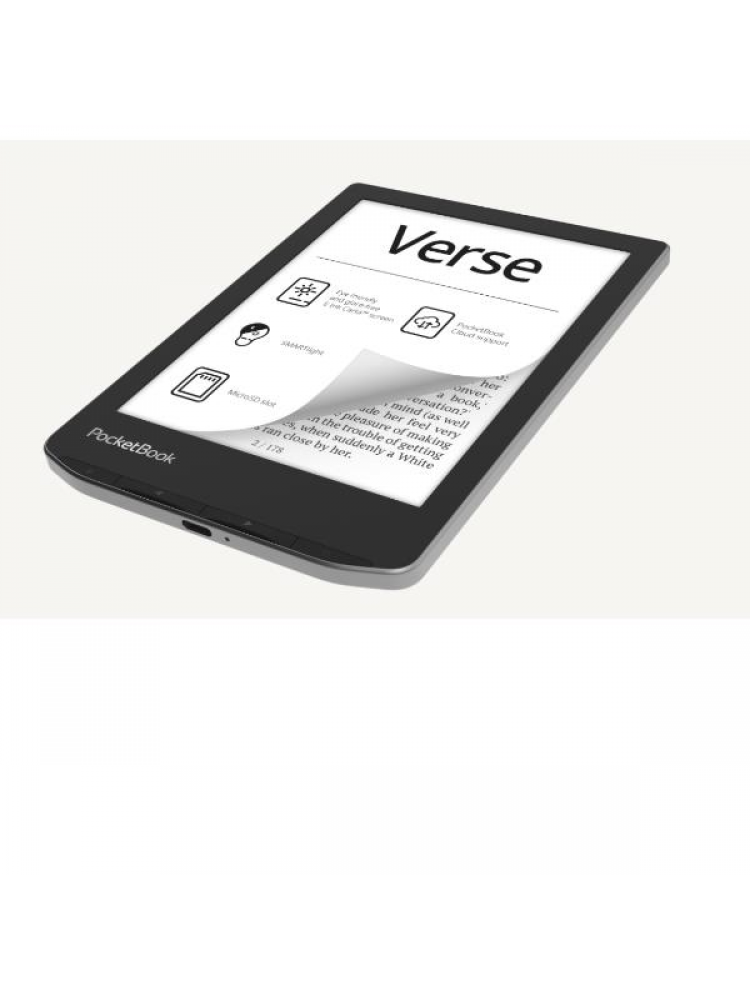 EBOOK POCKETBOOK VERSE 6´´ 8GB SILVER NIEBLA - MIST GREY