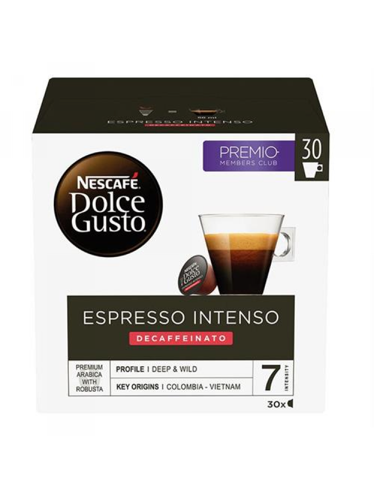 CÁPSULAS DE CAFÉ DOLCE GUSTO ESPRESSO INTENSO DESCAFEINADO RED