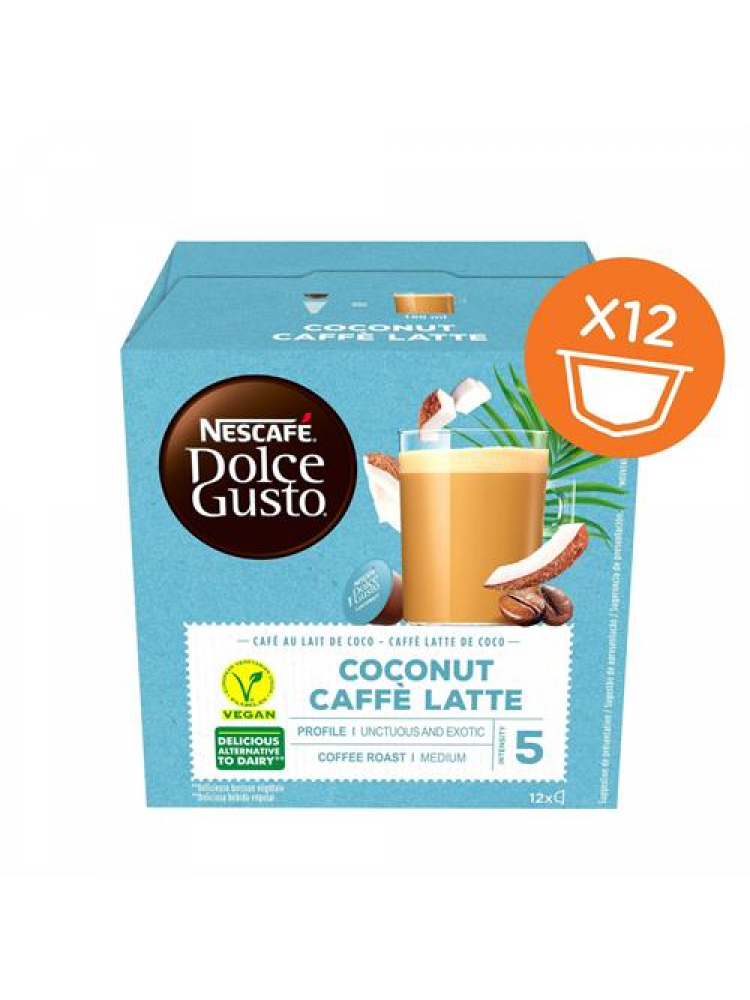 CÁPSULAS DE CAFÉ DOLCE GUSTO COCONUT CAFFE LATTE