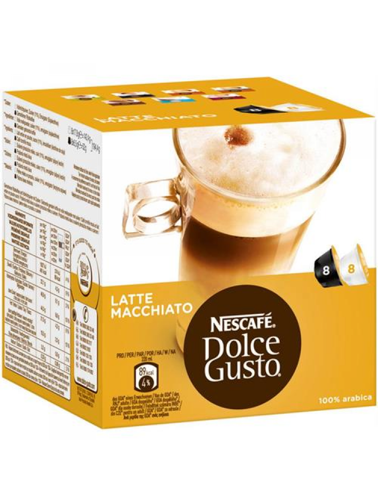 CÁPSULAS DE CAFÉ DOLCE GUSTO LATTE MACHIATTO