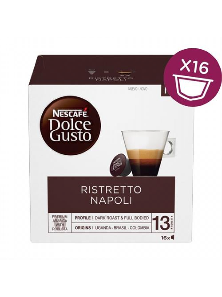 CÁPSULAS DE CAFÉ DOLCE GUSTO RISTRETTO NAPOLI