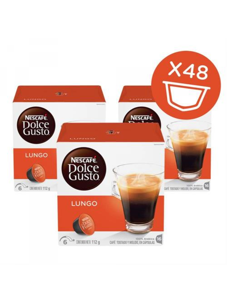 CÁPSULAS DE CAFÉ DOLCE GUSTO LUNGO