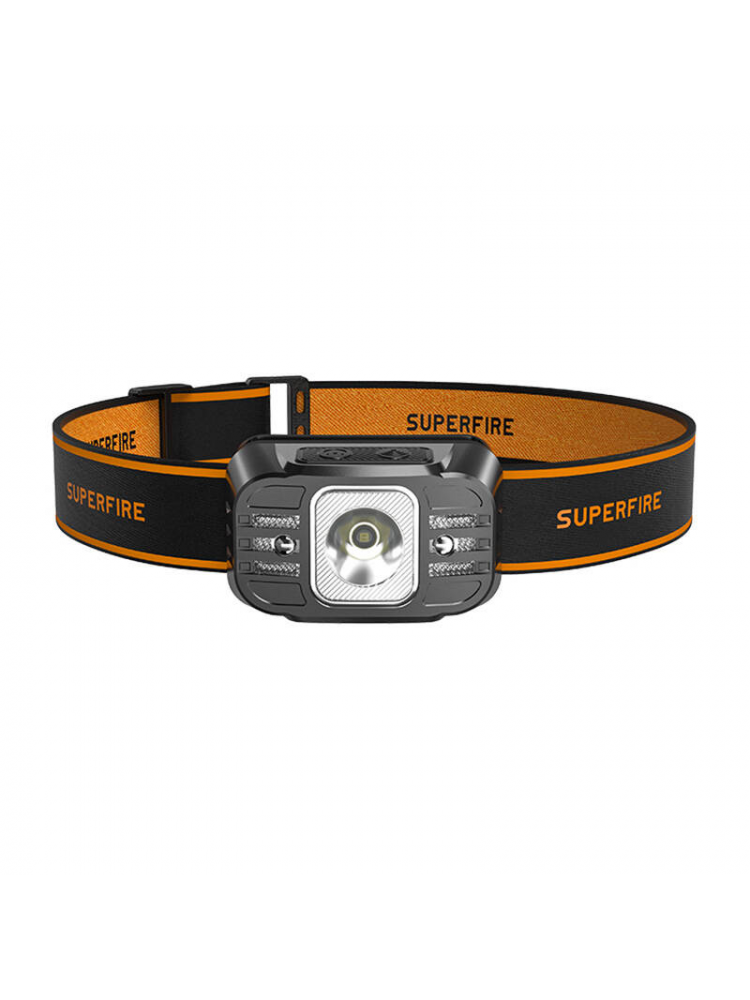 LANTERNA DE CABEÇA SUPERFIRE HL75-S 350LM USB