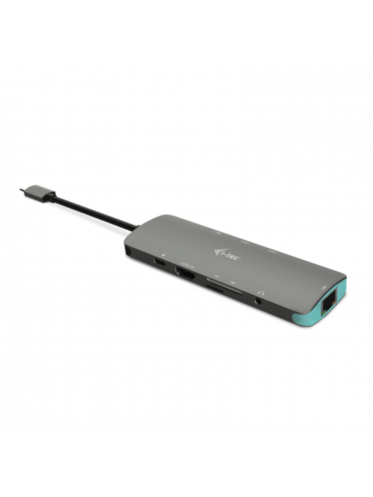 DOCKING STATION I-TEC METAL NANO USB-C 4K HDMI LAN COM ALIMENTAÇÃO ATÉ 100W - S-CARREGADOR