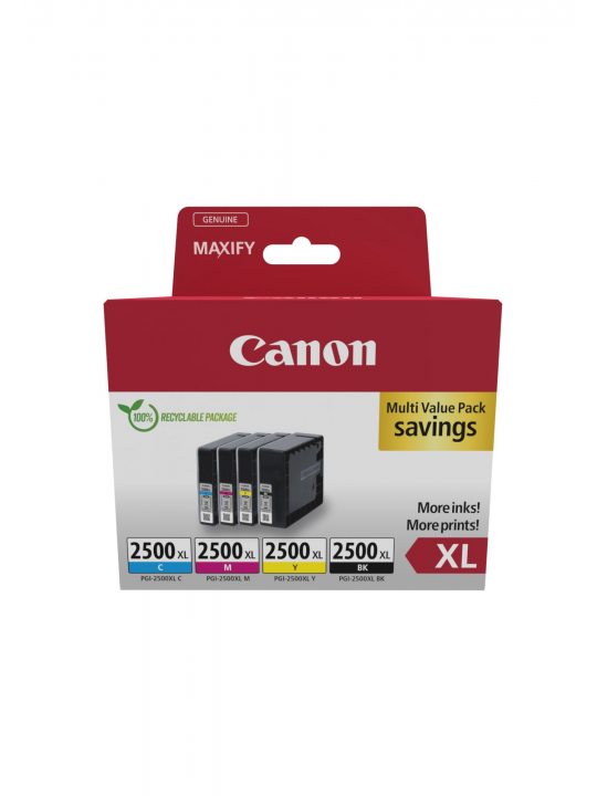 TINTEIRO CANON MULTIPACK PGI-2500XL BK-C-M-Y