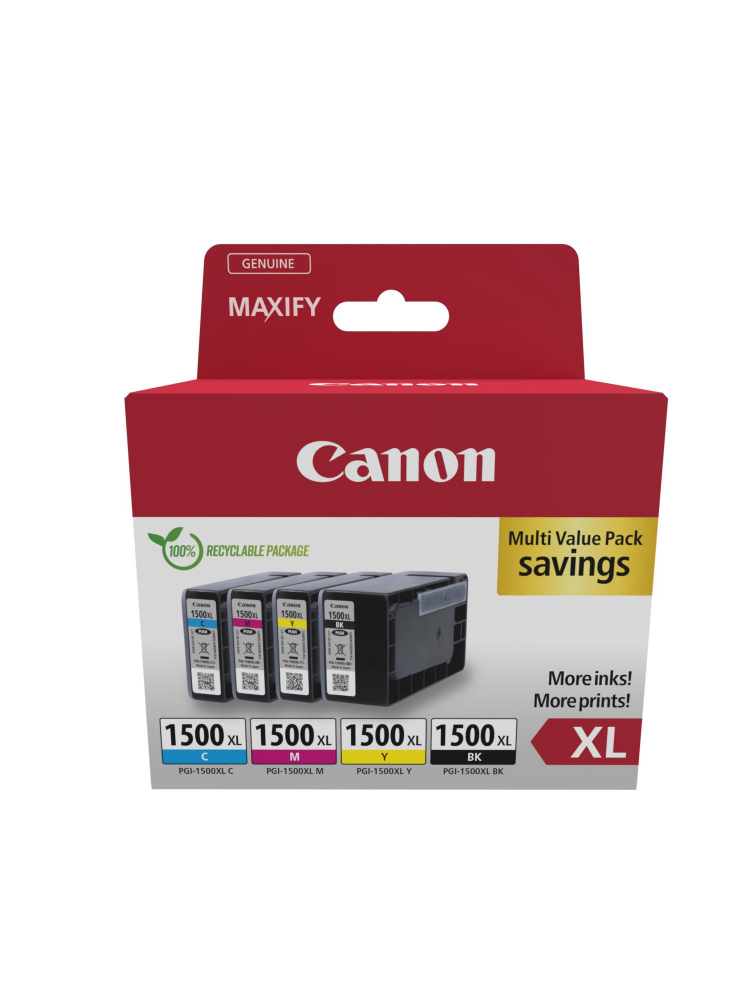 TINTEIRO CANON MULTIPACK PGI-1500XL BK-C-M-Y