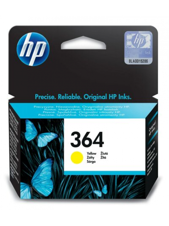 TINTEIRO HP 364 YELLOW ORIGINAL INK CARTRIDGE