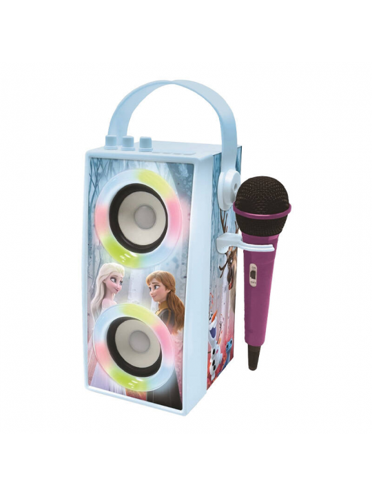 COLUNA COM MICROFONE FROZEN LEXIBOOK