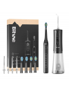 ESCOVA DE DENTES ELÉTRICA COM CONJUNTO DE TIPS E IRRIGADOR BITVAE D2+C2 (BLACK)