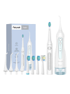 ESCOVA DE DENTES ELÉTRICA COM CONJUNTO DE TIPS E IRRIGADOR  FAIRYWILL FW-507+FW-5020E (WHITE)