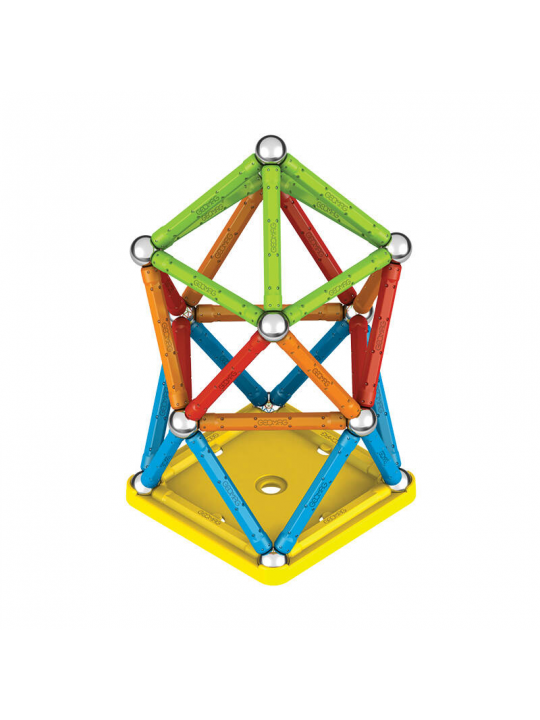 JOGO SUPERCOLOR RE MAGNETIC BLOCKS 60 ELEMENTS GEOMAG GEO-384