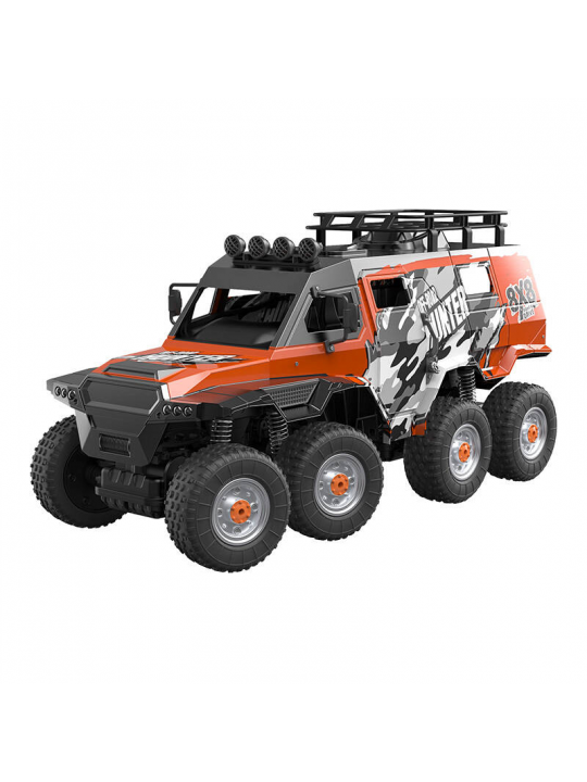 CARRO TELECOMANDADO EIGHT-WHEEL 1:10 DOUBLE EAGLE (ORANGE) (AMPHIBIOUS) E373-003