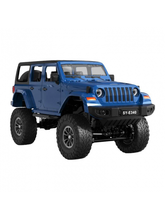 CARRO TELECOMANDADO 1:14 DOUBLE EAGLE (BLUE) JEEP CRAWLER PRO E340-003