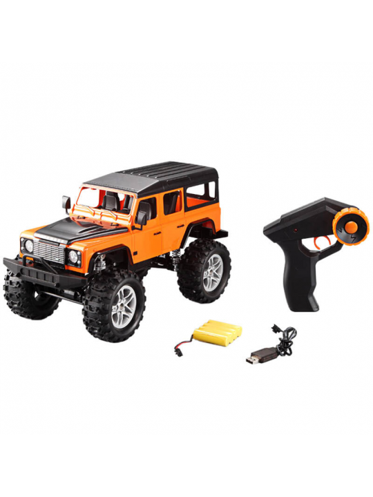 CARRO TELECOMANDADO 1:14 DOUBLE EAGLE (ORANGE) LAND ROVER DEFENDER E327-003