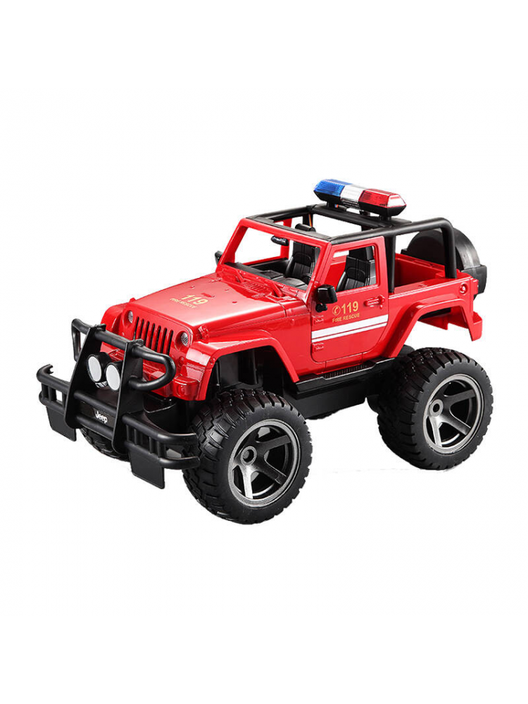 CARRO TELECOMANDADO 1:12 DOUBLE EAGLE JEEP (FIRE DEPARTMENT) E549-003