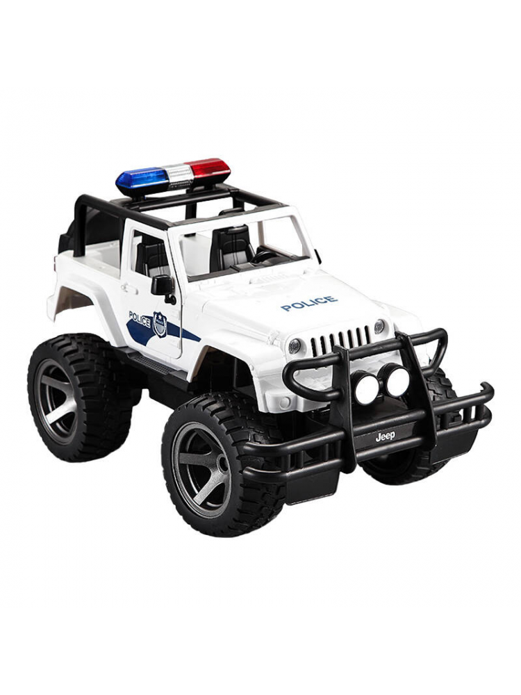 CARRO TELECOMANDADO 1:12 DOUBLE EAGLE (WHITE) JEEP (POLICE) E550-003