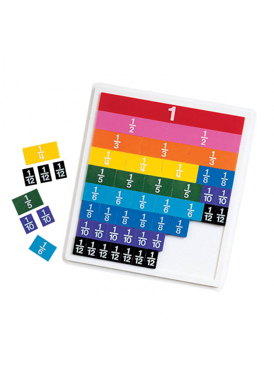 JOGO RAINBOW FRACTION TILES WITH TRAY LEARNING RESOURCES LER 0615