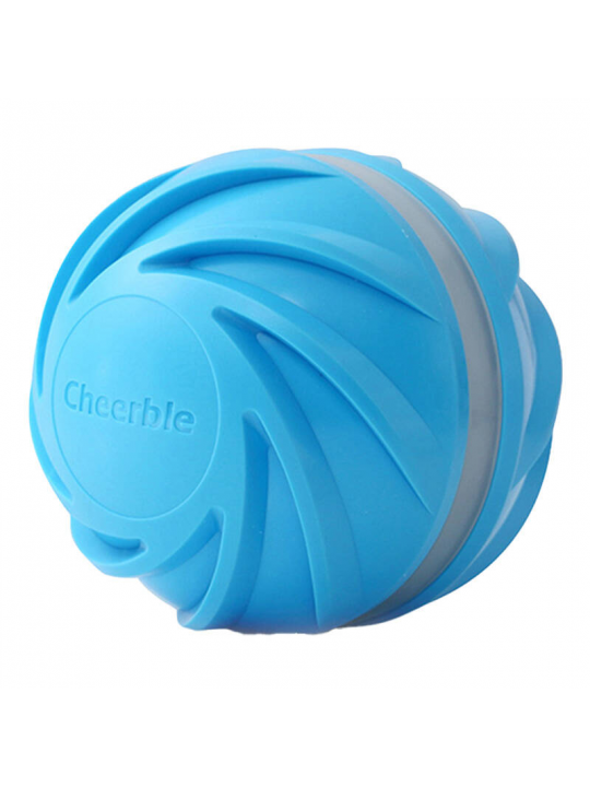 BOLA INTERATIVA PARA GATOS E CÃES CHEERBLE W1 (CYCLONE VERSION) (BLUE)