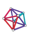 JOGO GLITTER RECYCLED 60-PIECE GEOMAG GEO-536