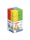 JOGO MAGICUBE COLOR RECYCLED CRYSTAL MAGNETIC BRICKS 8 ELEMENTS GEOMAG GEO-054