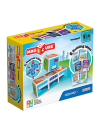 JOGO MAGICUBE PRINTED TRANSPORT MAGNETIC BLOCKS + CARDS 7 ELEMENTS GEOMAG GEO-122