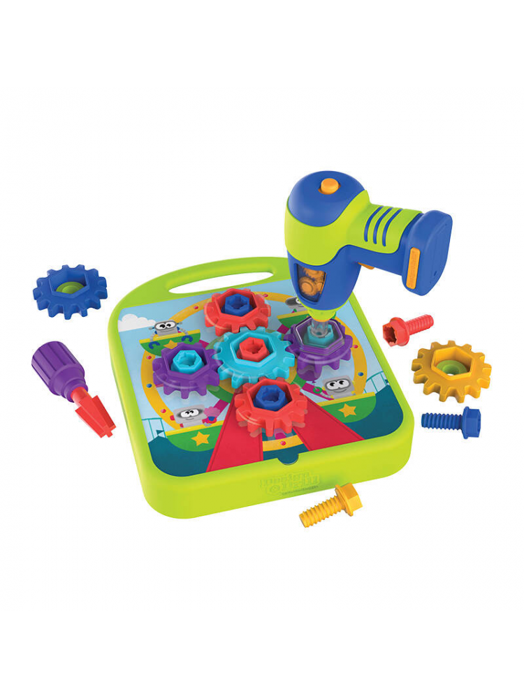 JOGO DESIGN & DRILL GEARS WORKSHOP LEARNING RESOURCES EI-4104