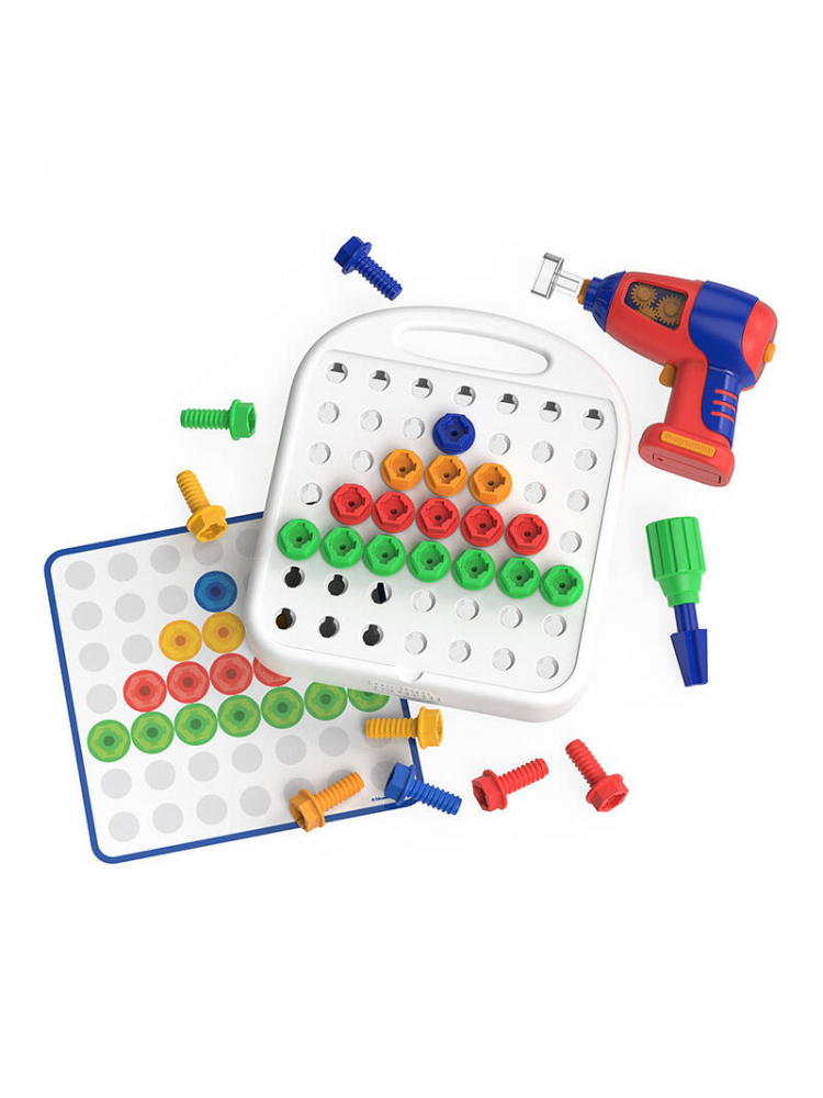 JOGO DESIGN & DRILL PATTERNS & SHAPES LEARNING RESOURCES EI-4108