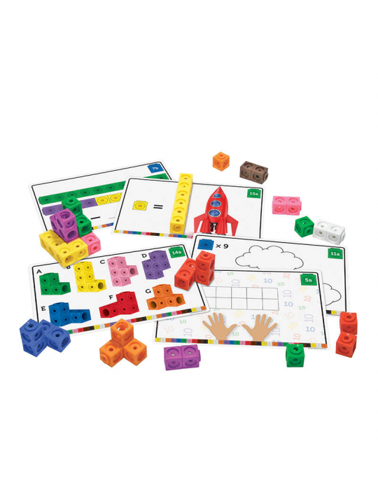 JOGO MATHLINK CUBES ACTIVITY SET LEARNING RESOURCES LSP 4286-UK