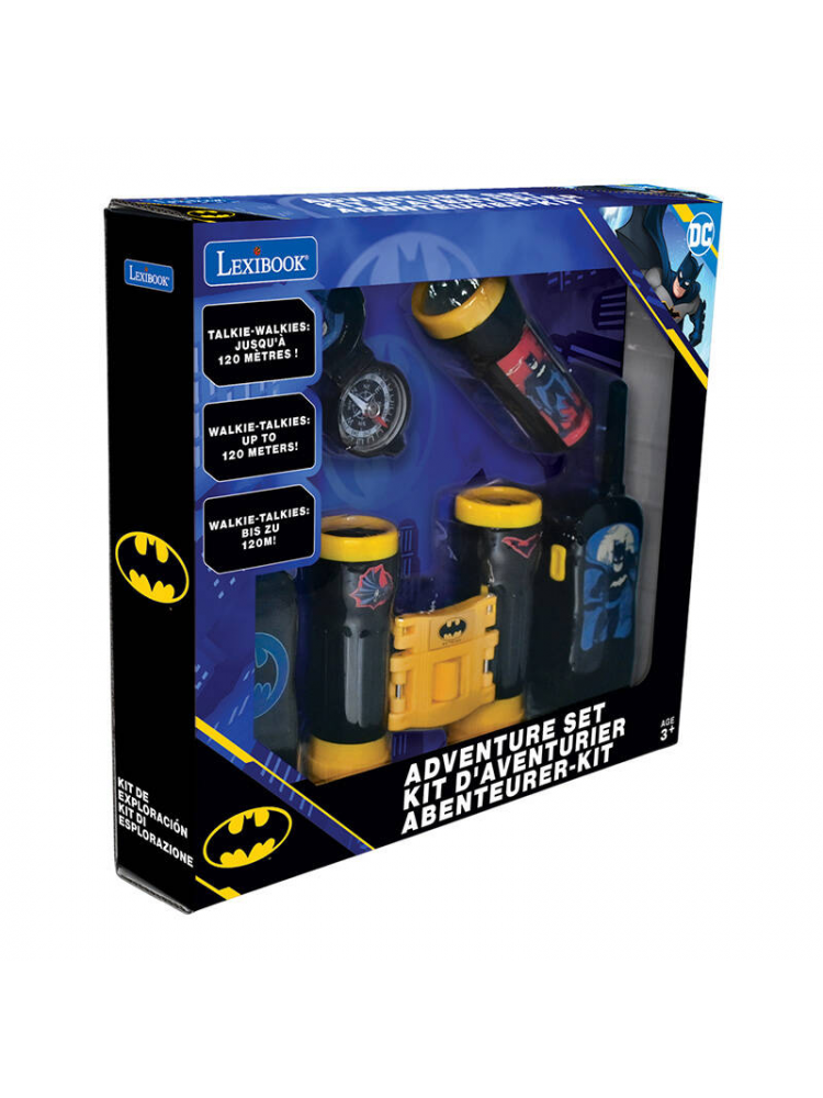 CONJUNTO AVENTURA BATMAN LEXIBOOK