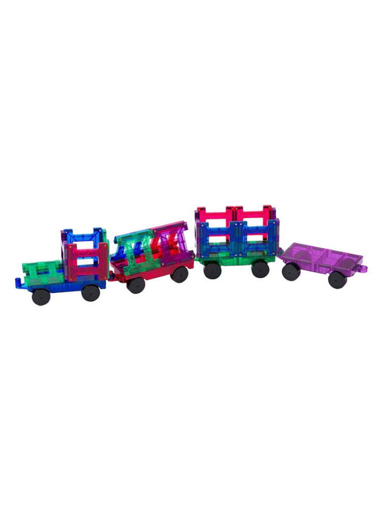 JOGO MAGNETIC TILES 3D TRAIN PLAYMAGS 155 - 20 PCS SET