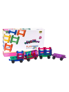 JOGO MAGNETIC TILES 3D TRAIN PLAYMAGS 155 - 20 PCS SET