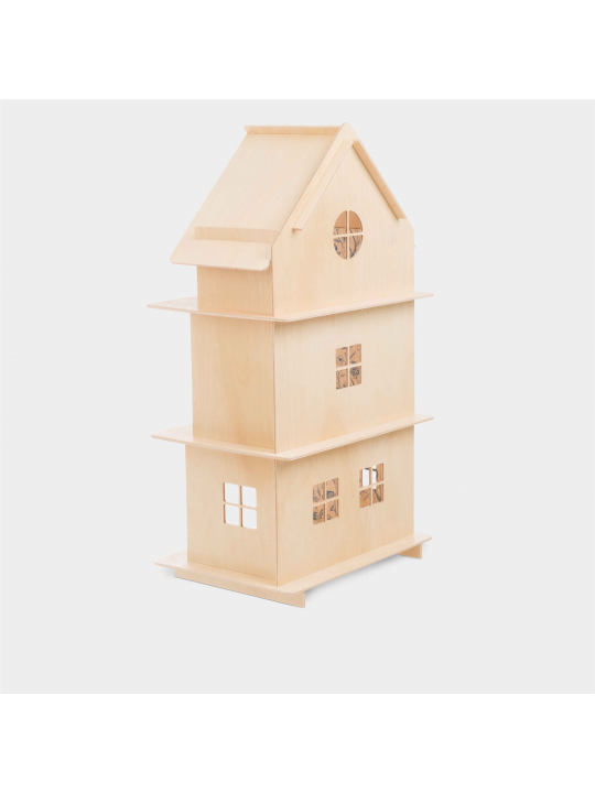 CASA DE BONECAS WOODEN DOLLHOUSE VINTAGE FLOWER MILIN