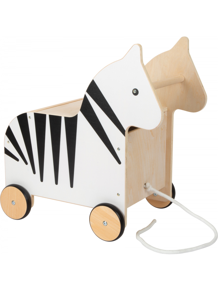 CAIXA DE BRINQUEDOS COM RODAS ZEBRA “WILDLIFE”