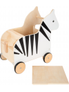 CAIXA DE BRINQUEDOS COM RODAS ZEBRA “WILDLIFE”