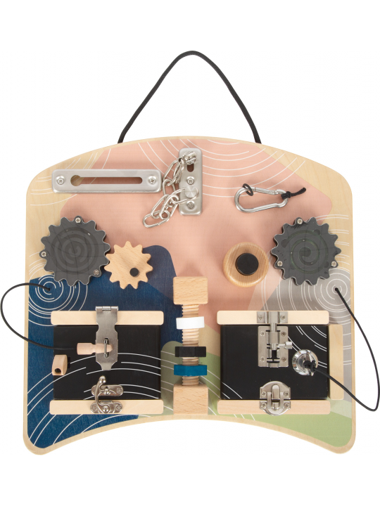 QUADRO COM FECHADURAS E RODAS DE ENGRENAGEM