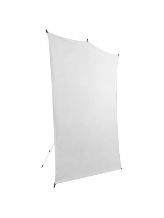 SAVAGE 5X7 WHITE BACKDROP TRAVEL KIT