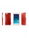 MACALLY - METALLIC SNAP-ON CASE IPHONE 6/6S (RED)