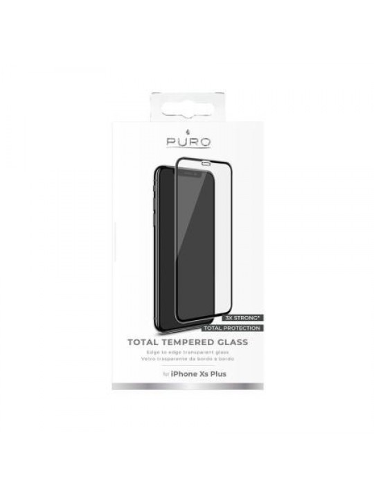 PURO - Vidro Temp iPhone X 6.5´´ SDGFSIPHONEX65BLK