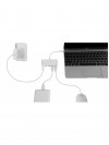 MACALLY - HUB 3.1 USB-C (4X USB A + USB-C)