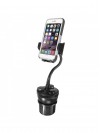 SUPORTE MACALLY CAR CUP HOLDER MOUNT W/ USB CHARGER